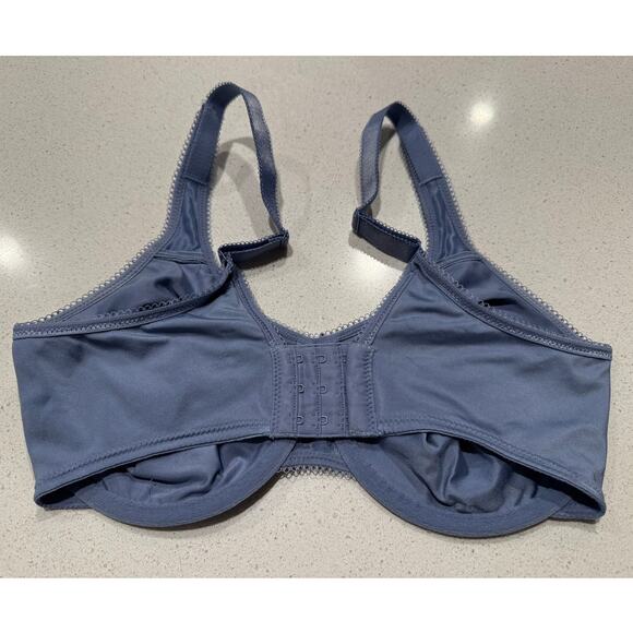 Wacoal Basic Beauty Full Figure Seamless Underwire Blue 34DD - Picture 2 of 3